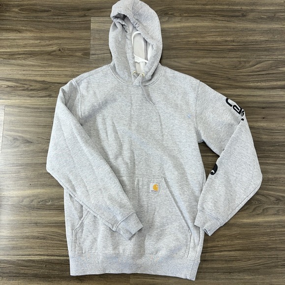Carhartt Other - Carharrt Pouch Pocket Loose Fit Gray Men's Pullover Heavy Hoodie. Size S